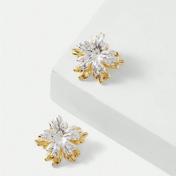 Bohemian flower earrings N128 - Picture 3 of 6